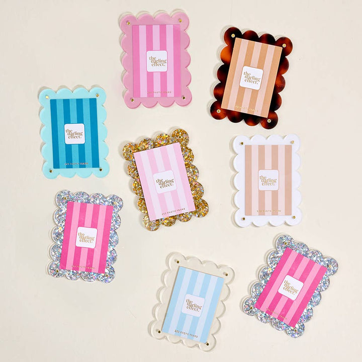 Mini Acrylic Picture Frame Magnet–Blue