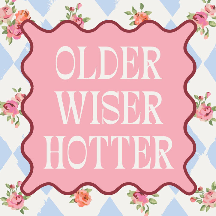 Funny Birthday Cocktail Napkins | Older Wiser Hotter