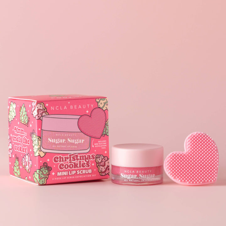 Ornament Mini - Christmas Cookies Lip Scrub + Scrubber