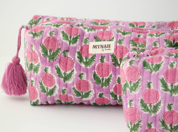 Berrysmoothie floral Makeup Bag