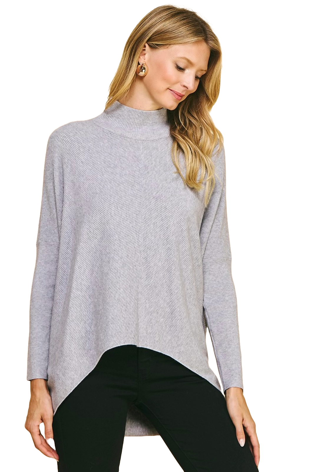 The Brynn Sweater- Grey