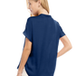 The Ashlyn Top- Navy Blue