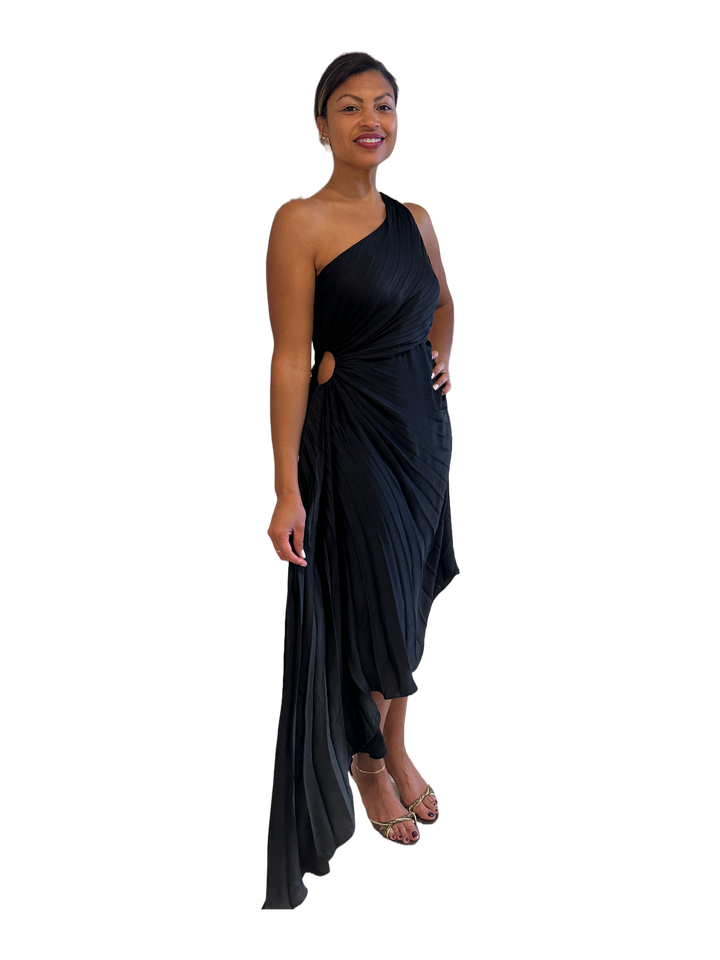 The Aaliyah Maxi Dress- Black