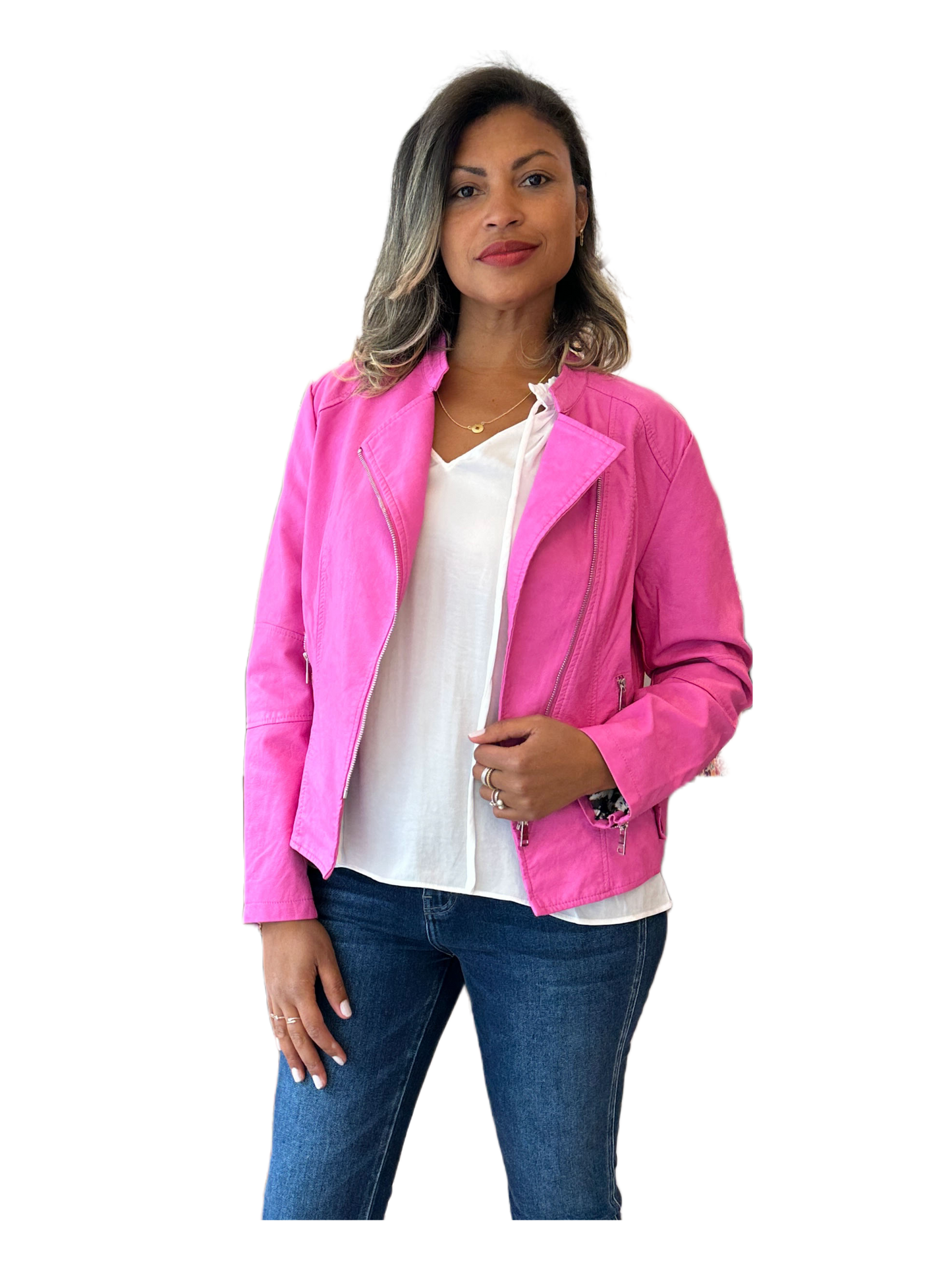 The Halo Jacket- Pink