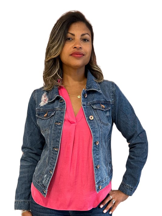 The Addie Jacket- Denim