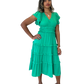 The Celia Dress- Bright Green